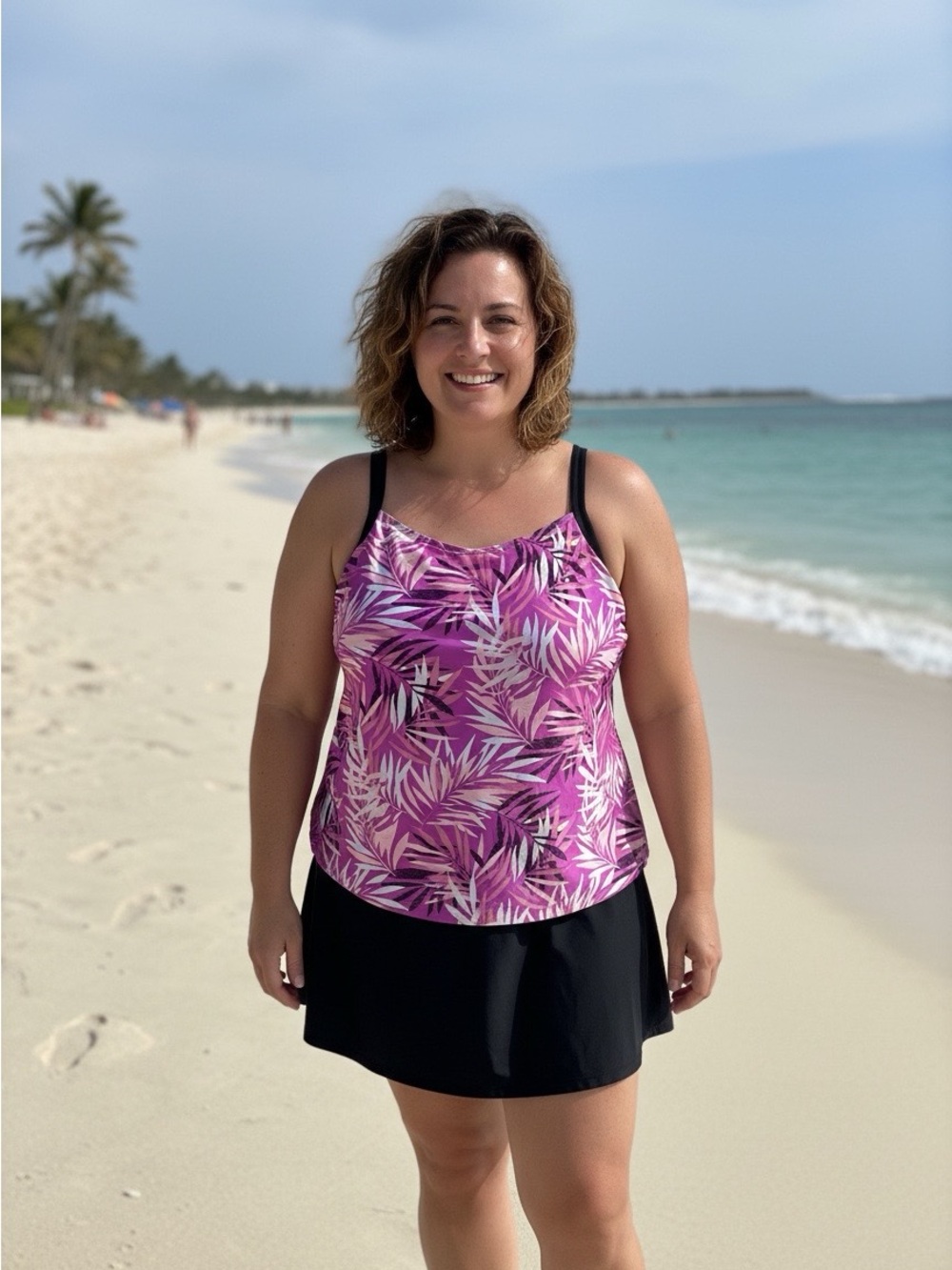 Catherines Black Swimwear Top